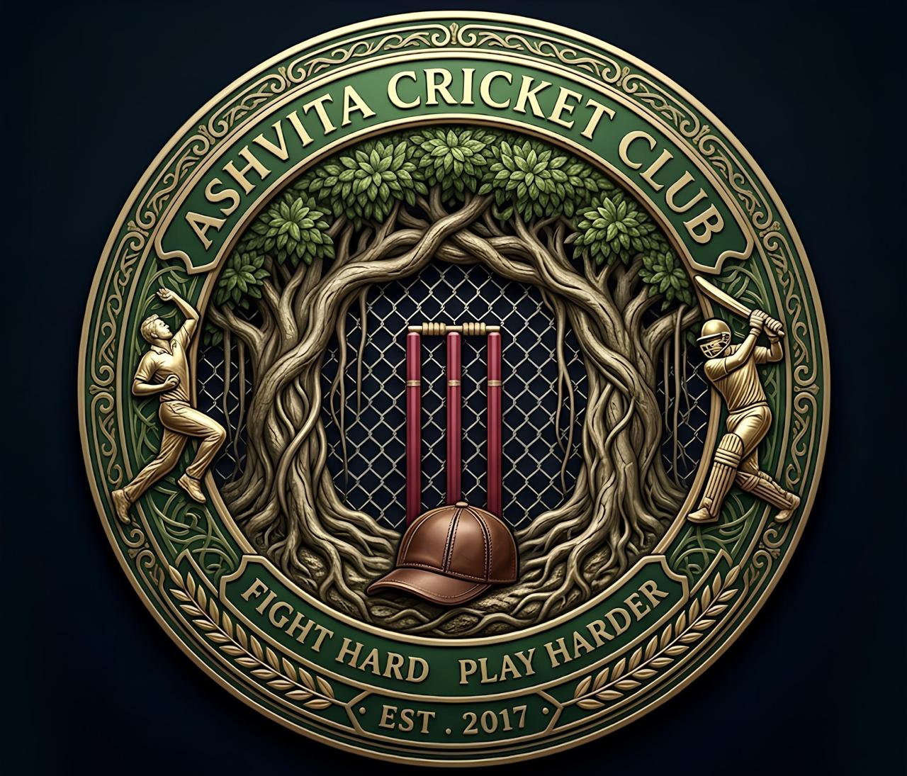 Ashvita Cricket Club logo